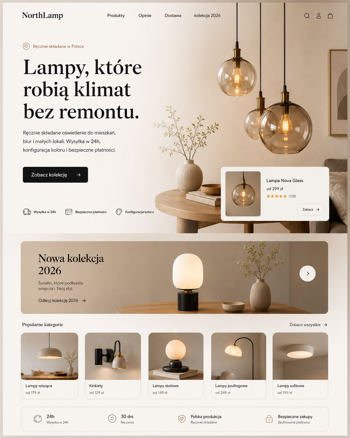 Podglad sklepu internetowego NorthLamp